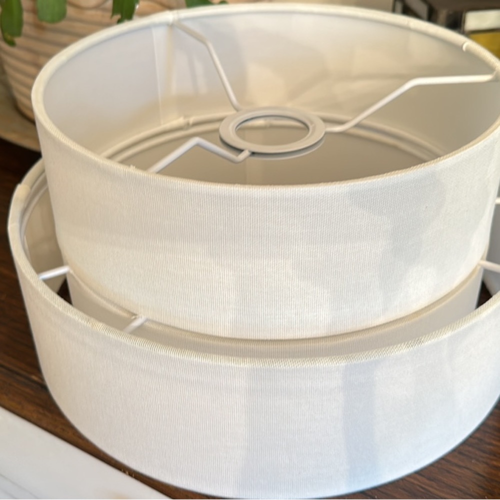 Ceiling lamp shade  Three tier lamp shade